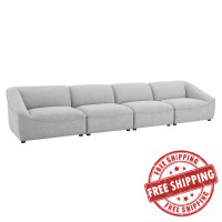Modway EEI-5408-LGR Light Gray Comprise 4-Piece Sofa