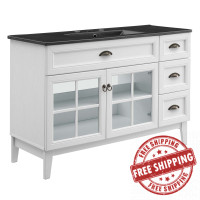 Modway EEI-5479-WHI-BLK Isle 48