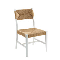 Modway EEI-5489-WHI-NAT Bodie Wood Dining Chair White Natural