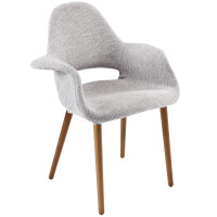 Modway EEI-555-LGR Taupe Dining Armchair in Light Gray