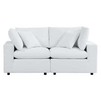 Modway EEI-5577-WHI Commix Sunbrella® Outdoor Patio Loveseat White