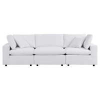 Modway EEI-5579-WHI Commix  Sunbrella® Outdoor Patio Sofa White