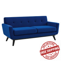 Modway EEI-5599-NAV Engage Performance Velvet Loveseat Navy