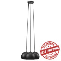 Modway EEI-5614-BLK Chalice 3-Light Metal Pendant Black