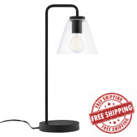 Modway EEI-5619-BLK Element Glass Table Lamp Black