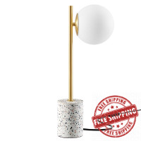 Modway EEI-5627-WHI Logic Terrazzo Table Lamp White