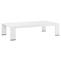 Modway EEI-5677-WHI Tahoe Outdoor Patio Powder-Coated Aluminum Coffee Table White