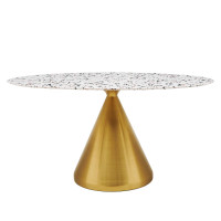 Modway EEI-5739-GLD-WHI Tupelo 60