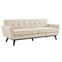 Modway EEI-5760-BEI Engage Herringbone Fabric Sofa Beige