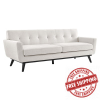 Modway EEI-5760-IVO Engage Herringbone Fabric Sofa Ivory