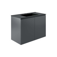 Modway EEI-5779-GRY-BLK Bryn 36