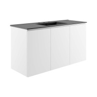Modway EEI-5780-WHI-BLK Bryn 48