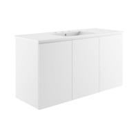 Modway EEI-5780-WHI-WHI Bryn 48