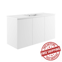 Modway EEI-5780-WHI-WHI Bryn 48