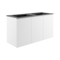 Modway EEI-5781-WHI-BLK Bryn 48