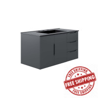 Modway EEI-5783-GRY-BLK Vitality 36