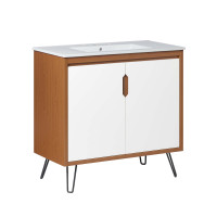 Modway EEI-5805-CHE-WHI-WHI Energize 36