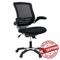 Modway EEI-594-BLK Edge Office Chair in Black