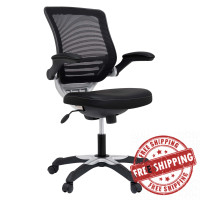 Modway EEI-595-BLK Edge Office Chair in Black