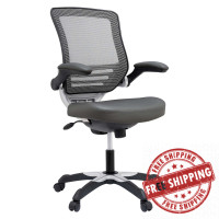 Modway EEI-595-GRY Edge Office Chair in Gray