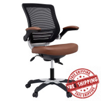 Modway EEI-595-TAN Edge Office Chair in Tan