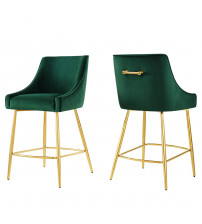 Modway EEI-6038-GRN Discern Counter Stools - Set of 2 Green