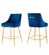 Modway EEI-6038-NAV Discern Counter Stools - Set of 2 Navy