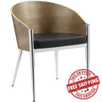 Modway EEI-604-SLV Cooper Dining Armchair in Silver