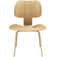 Modway EEI-620-NAT Fathom Dining Side Chair in Natural