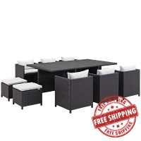 Reversal 11 Piece Outdoor Patio Dining Set