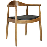 Modway EEI-649-BLK Presidential Dining Armchair in Black