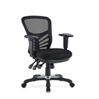 Modway EEI-757-BLK Articulate Office Chair in Black
