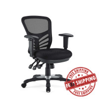 Modway EEI-757-BLK Articulate Office Chair in Black