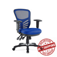Modway EEI-757-BLU Articulate Office Chair in Blue