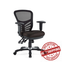 Modway EEI-757-BRN Articulate Office Chair in Brown