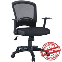 Modway EEI-758-BLK Pulse Office Chair in Black