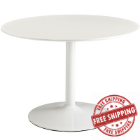 Modway EEI-785-WHI Revolve Dining Table in White