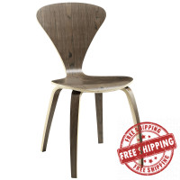 Modway EEI-808-DWL Vortex Dining Side Chair in Dark Walnut