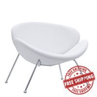 Modway EEI-809-WHI Nutshell Lounge Chair in White