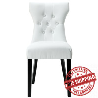 Modway EEI-812-WHI Silhouette Dining Side Chair in White
