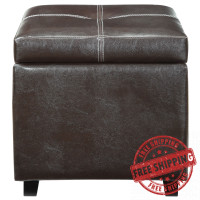 Modway EEI-814-BRN Treasure Ottoman in Espresso