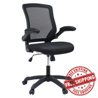 Modway EEI-825-BLK Veer Office Chair in Black