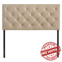 Modway MOD-5040-BEI Theodore Queen Headboard in Beige