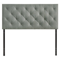 Modway MOD-5040-GRY Theodore Queen Headboard in Gray