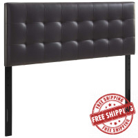 Modway MOD-5145-BRN Lily King Vinyl Headboard in Brown