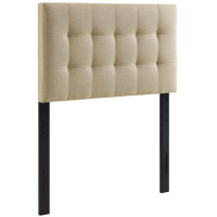 Modway MOD-5148-BEI Countess Twin Fabric Headboard in Beige