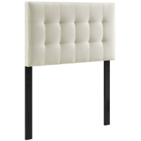 Modway MOD-5148-IVO Countess Twin Fabric Headboard in Ivory