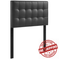 Modway MOD-5149-BLK Countess Twin Vinyl Headboard in Black