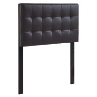 Modway MOD-5149-BRN Countess Twin Vinyl Headboard in Brown