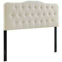 Modway MOD-5154-IVO Annabel Queen Fabric Headboard in Ivory